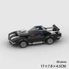 MOC Supercar Racing Corvette Building Blocks - Compatible with LEGO, Educational DIY Toy for Kids