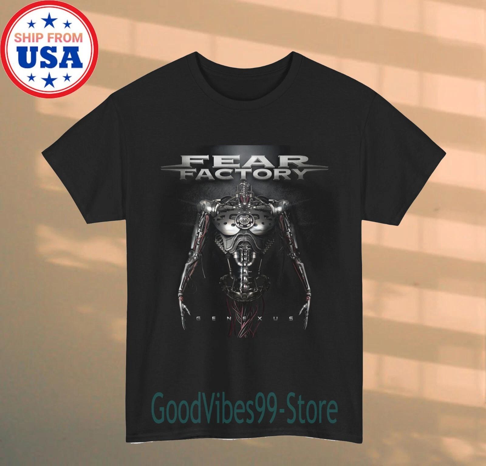 Fear Factory Genexus Men s Black Size S-5XL XL