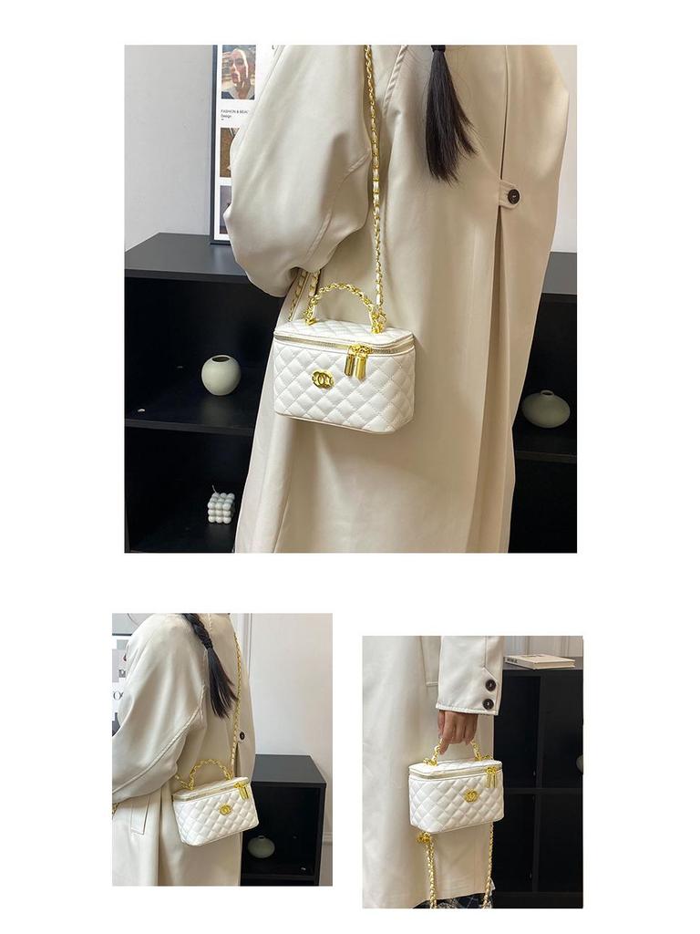 Plaid Women's Chain Bag - Autumn Design, High-End, Large Capacity Crossbody & Handbag