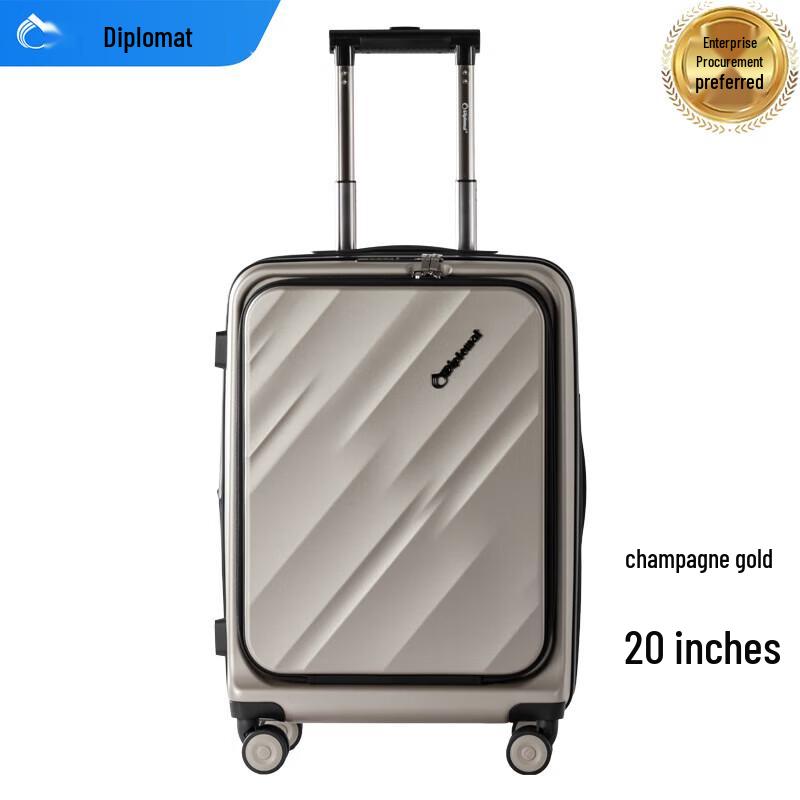 Diplomat Expandable Hardside Carry-On Spinner Luggage 20-inch