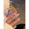 Ultra-shiny Zircon Butterfly Flower Stud Earrings for Women, A Niche Style Pair of Earrings, Light and Fresh, Sweet and Charming Jewelry.