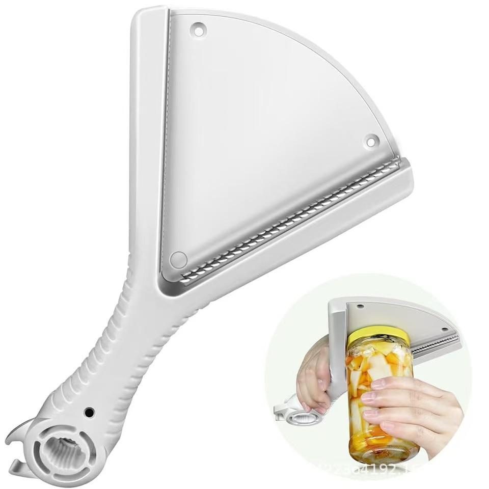 

2-in-1 Can Opener, Easy-grip Bottle Opener With Handle, Household Kitchen Tool