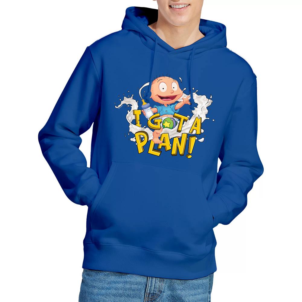 Rugrats Mens Tommy Pickles Has A Plan Hoodie