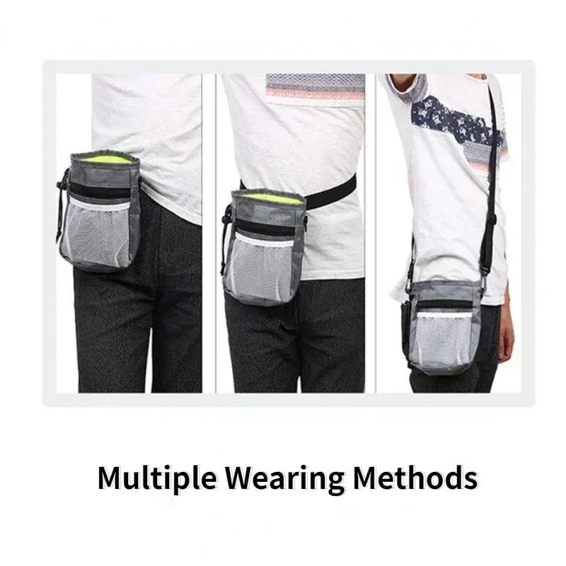 Dog Training Pouch Snack Carrier Outdoor Feeding Waist Bag Portable Foldable Pet Supplies Treat Holder Walking Adjustable Pack