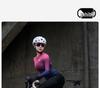 NUCKILY Damen Langarm-Radtrikot - Atmungsaktives Slim Fit mit Sonnenschutz für Frühjahrs-/Herbstfahrten.