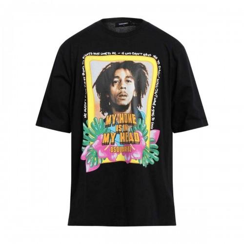 DSquared2 Unisex Adult My Home Is In My Head Bob Marley T-Shirt