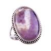 Natural Tiffany Stone Gemstone 925 Solid Sterling Silver Jewelry Ring S.8 N5n59