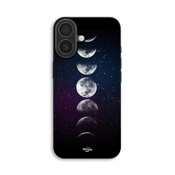Hülle Für iPhone 18 Mondphase Nacht Stern Maniacase schwarz