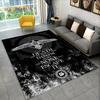 Viking Norse Mythology God Loki Rune Area Rug,Carpet Rug for Living Room Bedroom Sofa Doormat Kitchen Decor,Non-slip Floor Mat
