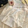 Seamless Ice Silk Strawberry Print Teen Panties with 3D Peach Butt Design and Cotton Crotch