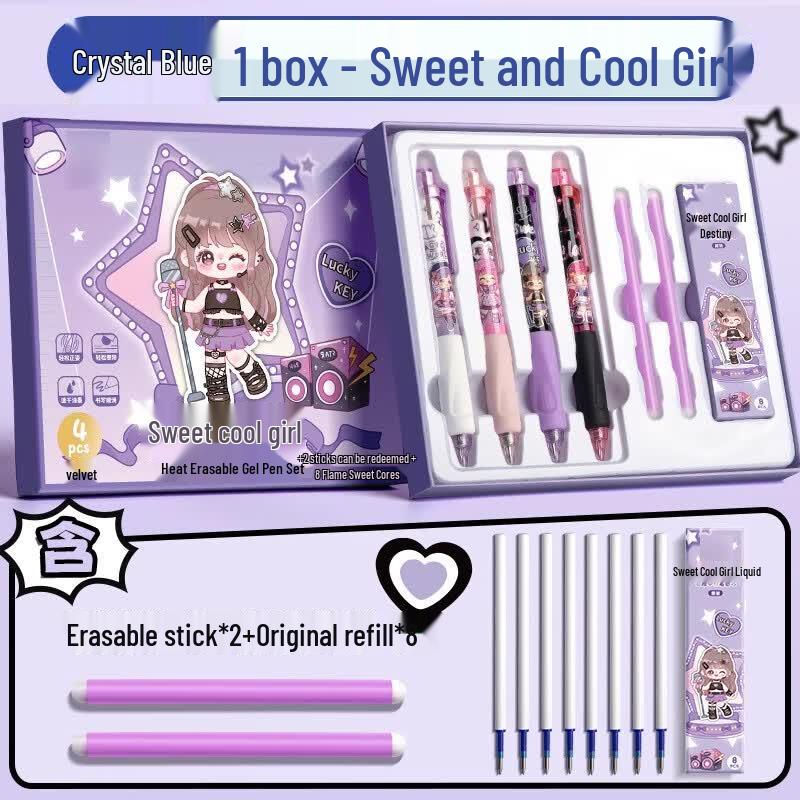 Kids Retractable Erasable Gel Pen Set