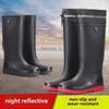 Cross-Border Men's Korean Style Trendy Waterproof Non-Slip Outdoor Rain Boots for Fishing, Sea Catching, and Car Washing.