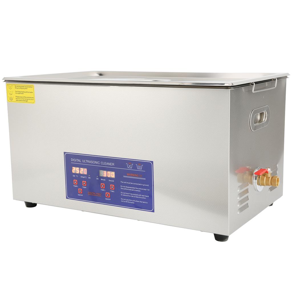 Ultrasonic Washing Machine Digital Timer Heating for Jewelry Cleaning Equipment PS‑80A
