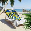 Leeds United A.F.C. logo Plážová osuška, Velká měkká rychleschnoucí osuška pro pláž, kempování, plavání