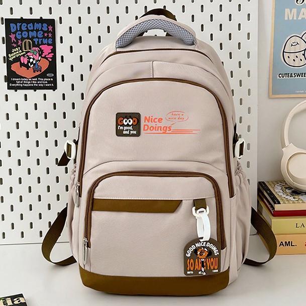 Large Capacity Backpack New Fashion Trendy Spot Backpack Junior High School High School College School School Bag