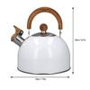 304 Stainless Steel Whistling Tea Kettle 2.5L Capacity Fast Heating Kettle  Home Use