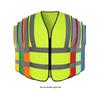 Children's Multi-Pocket Reflective Mesh Vest for Road Construction Sites