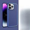 Suitable for IPhone15 Mobile Phone Case Electroplated Border 14pro Skin Feeling Micro-matte MAX Large Hole Full Cover Anti-fall Soft Shell