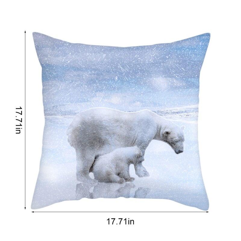 polar bear pillow case