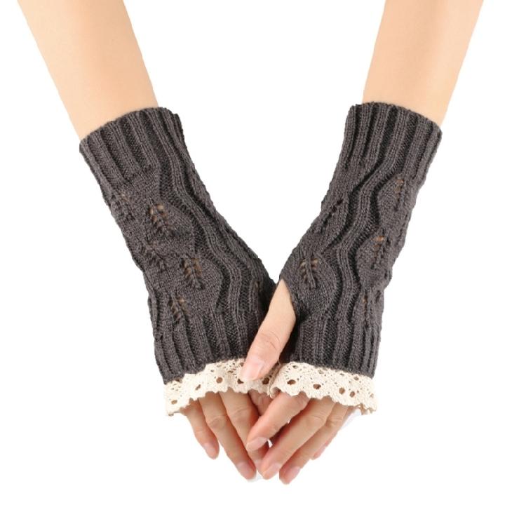 Knit Gloves Fashion Fingerless Gloves Arm Sleeves Arm Decors Female Accessory