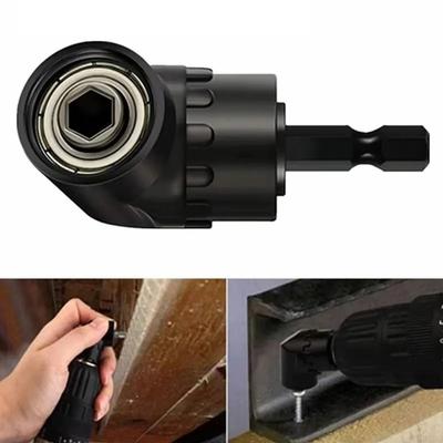Kurzer/Langer Bohrer-Adapter-Aufsatz 105/90 Grad Winkel-Schraubendreher-Verlängerungsbit Enge Räume