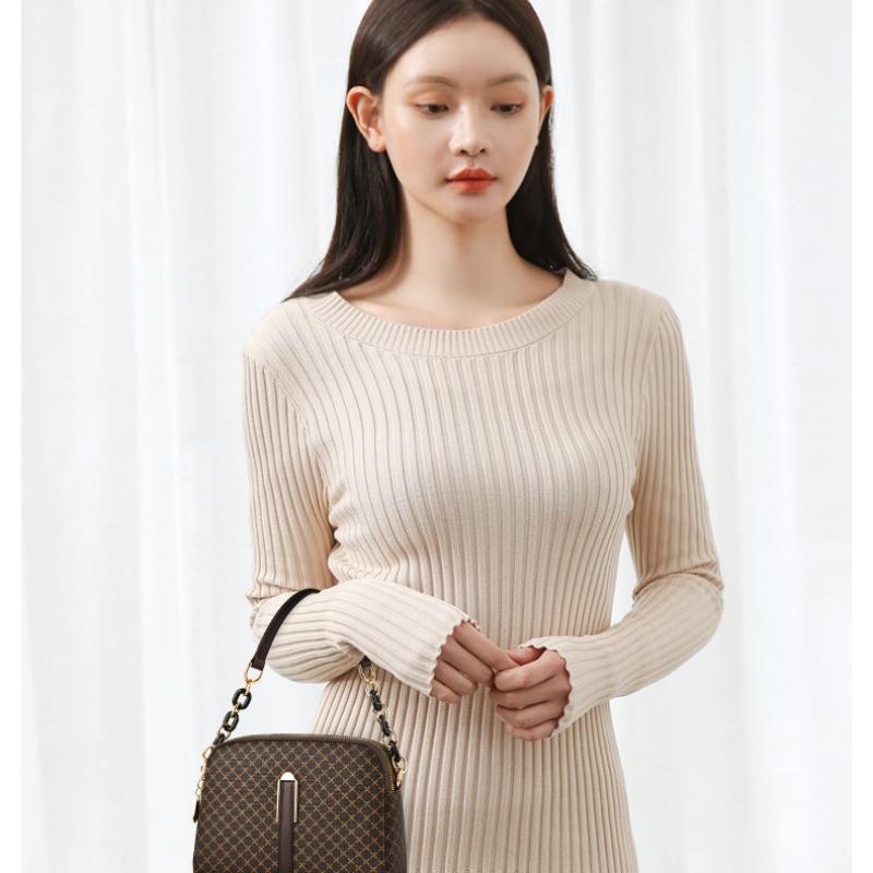 Popular Small Bag, New Printed Women's Shoulder Bag, Soft Leather Double-layer Large Capacity Crossbody Bag