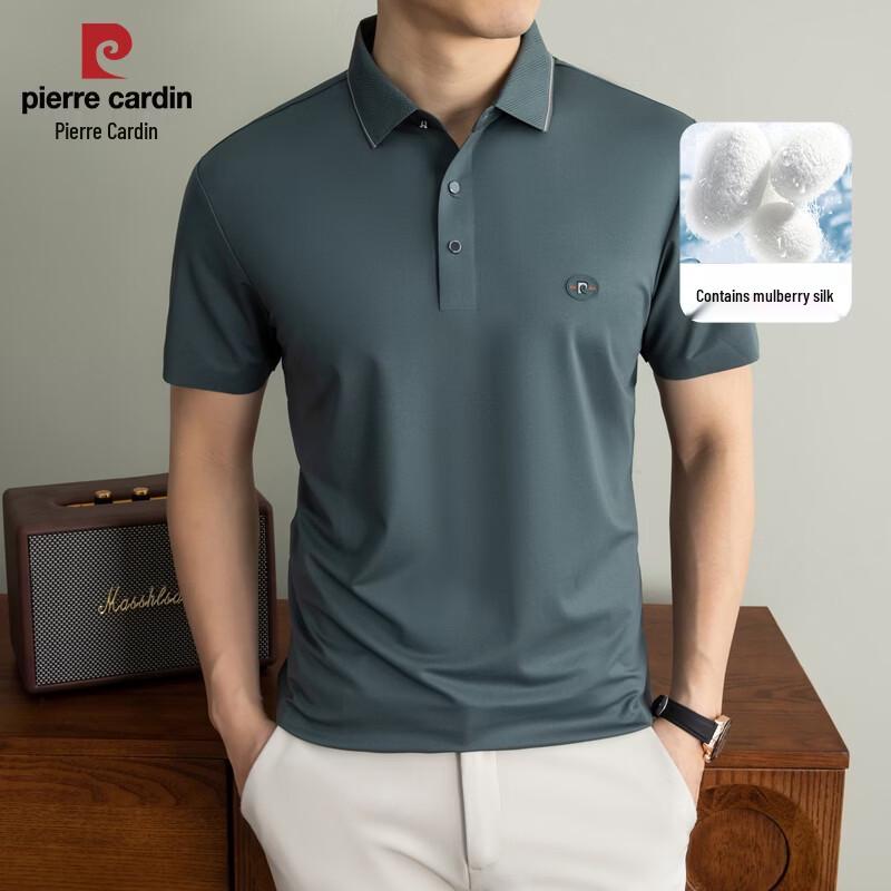 Pierre Cardin Men s Silk Blend Polo T-Shirt XL