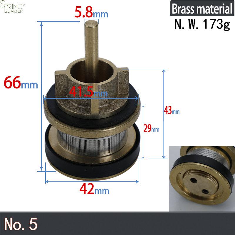 Concealed Pedal Toilet Flush Valve Core, Button Concealed Flush Valve for Toilet Spindle Cartridges