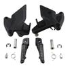 Motorcycle Front Footpegs Pedals Footrests Bracket For Kawasaki Z1000 ZR1000 2010-2020