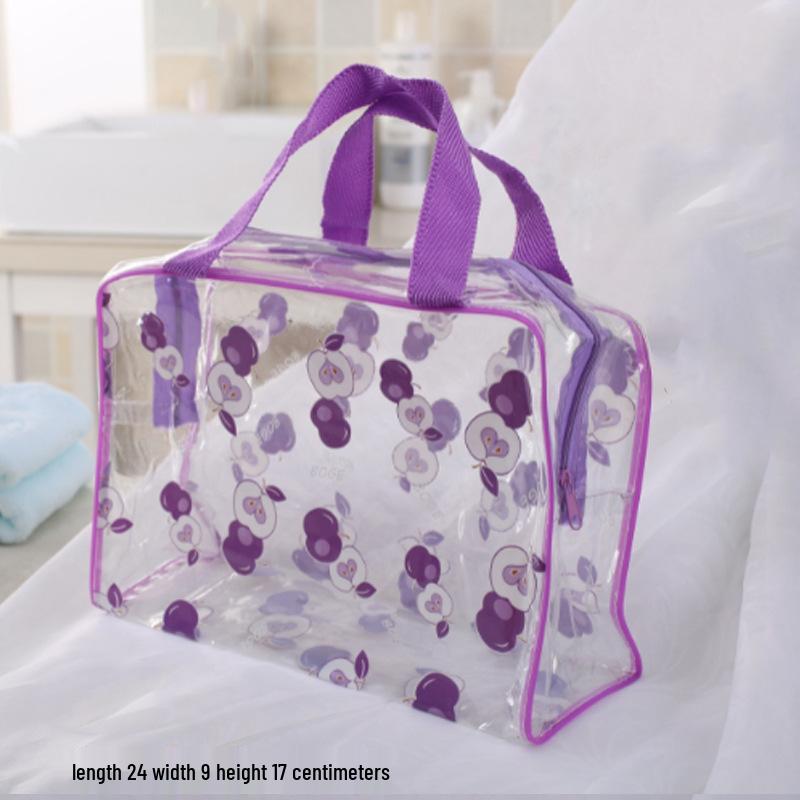 Waterproof PVC Transparent Toiletry and Cosmetics Travel Organizer Bag