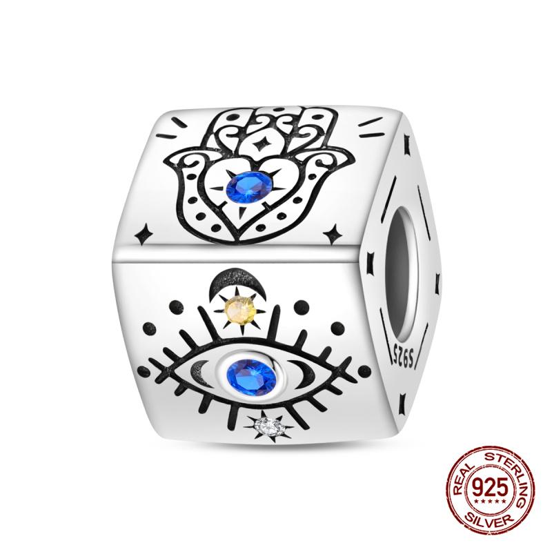 Original Charms Copper Summer Coconut Grove Holiday Charm Fits 3Mm Original Bracelet For Women Diy Jewelry Gifts New In