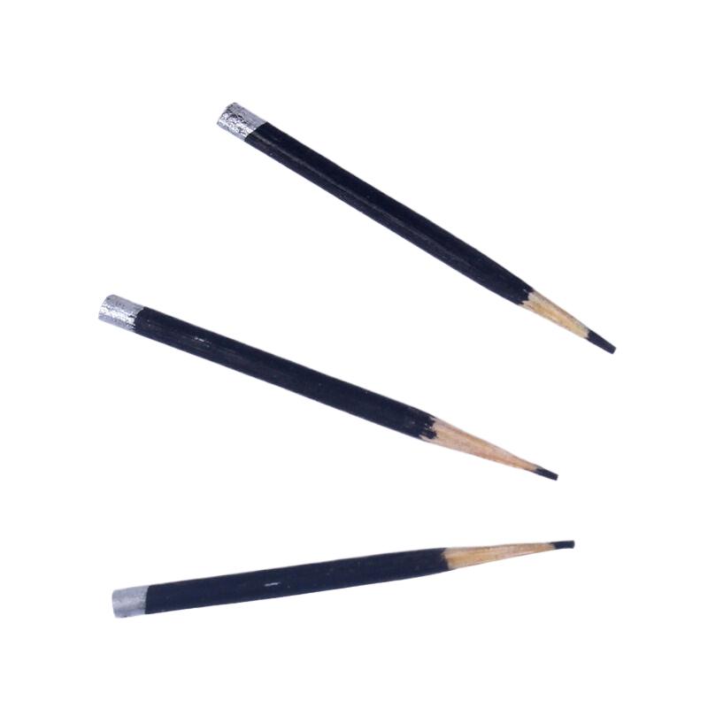 10Pcs Dollhouse Miniature Colored Pen Mini Pencil School Supplies Model Kid Pretend Play Toy Home Decor