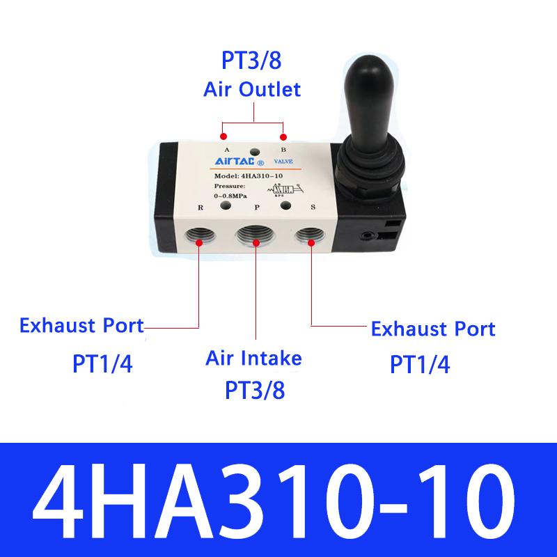 AIRTAC Passenger Pneumatic Original Manual Valve Hand Valve 4H210 4HA230 4H310 4HA330