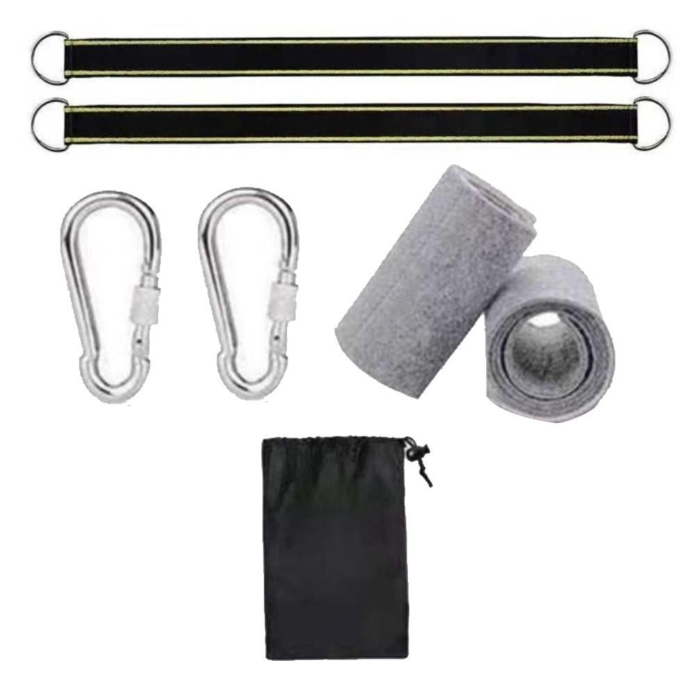 

Более безопасные карабины с замком Стропы для раскачивания Длина 1,5 м Защита для деревьев Гамачные стропы Настройка гамака Set 2