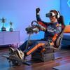 VEVOR Racing Wheel Stand, Heavy-Duty Simulator Cockpit Steering Wheel Stand, Fit Logitech G25, G27, G29, G920, G923, Thrustmaster T300RS, TX F458