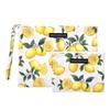 STYLE Decor Mesh Flat Pouch Set Pocket Tissue Citrus Lemon Stylish and Cute Set for Women (with Pouch) - W1900700-NVL2602