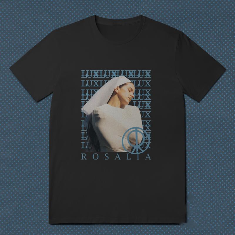 Y2k Mote Trykt Topp Sanger Rosalia Luksus T-skjorte Retro Topp Trend Sport Gateklær Avslappet Løs T-skjorte Rund Hals Topp Unisex