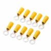 25PCS/Pack Rings Insulated Wire Connector Electrical Crimp Terminal Cable Wire Connector - Red Blue Yellow Black