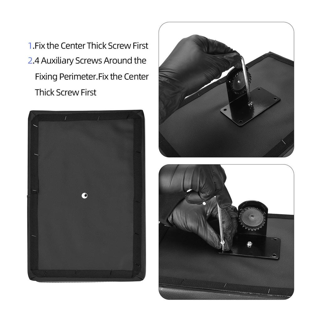 Tattoo Armlehne Stehen Stabile Basis Höhe Einstellen PU Panel Tattoo Arm Bein Rest Pad