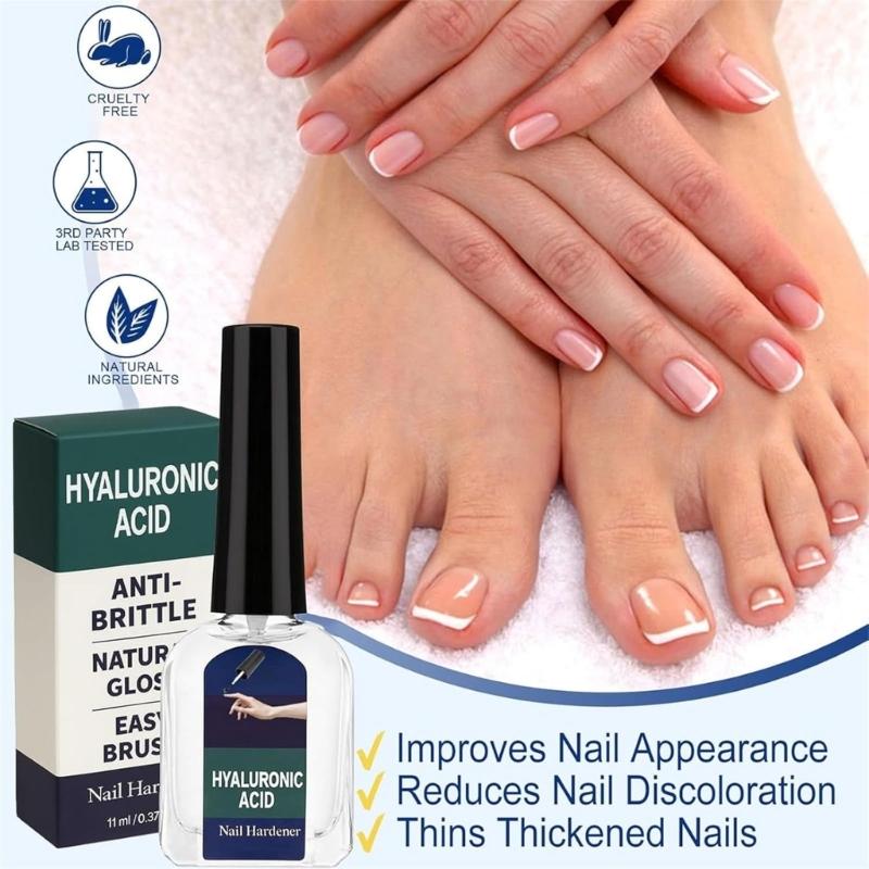 Posílení slabých nehtů 10 ml Revitalizační tekutina na kůžičku s kyselinou hyaluronovou + keratinem + vápníkem Hydratační péče o nehty