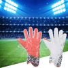 1 Pair Soccer Goalie Gloves Wear-resistant Impact Resistant Non-slip Texture Breathable Strong Grip