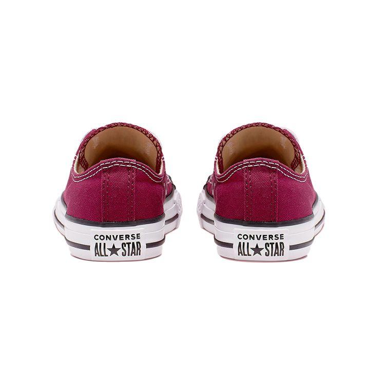Converse Chuck Taylor All Star Ox PS Maroon Kids Sneakers Red 348596F