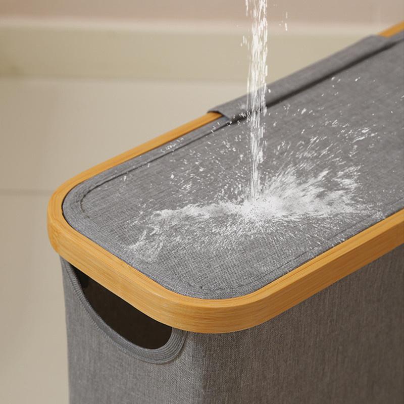 Toilet Paper Storage with Lid Large Capacity Bathroom Paper Holder Up to 12 Rolls Slim Toilet Paper Basket Holder Bin Container