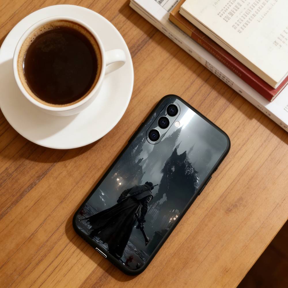 Game B-Bloodborne Phone Case Black Silicone Soft For Samsung Galaxy A73,A72,A71,A70,A53,A52,A51