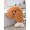 Briskstyle Hamburger Character Plush Bag Keychain Key Ring