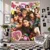 Wall TapestryATEEZ Art Hanging Cloth Decorative Background Cover for Room Decoration