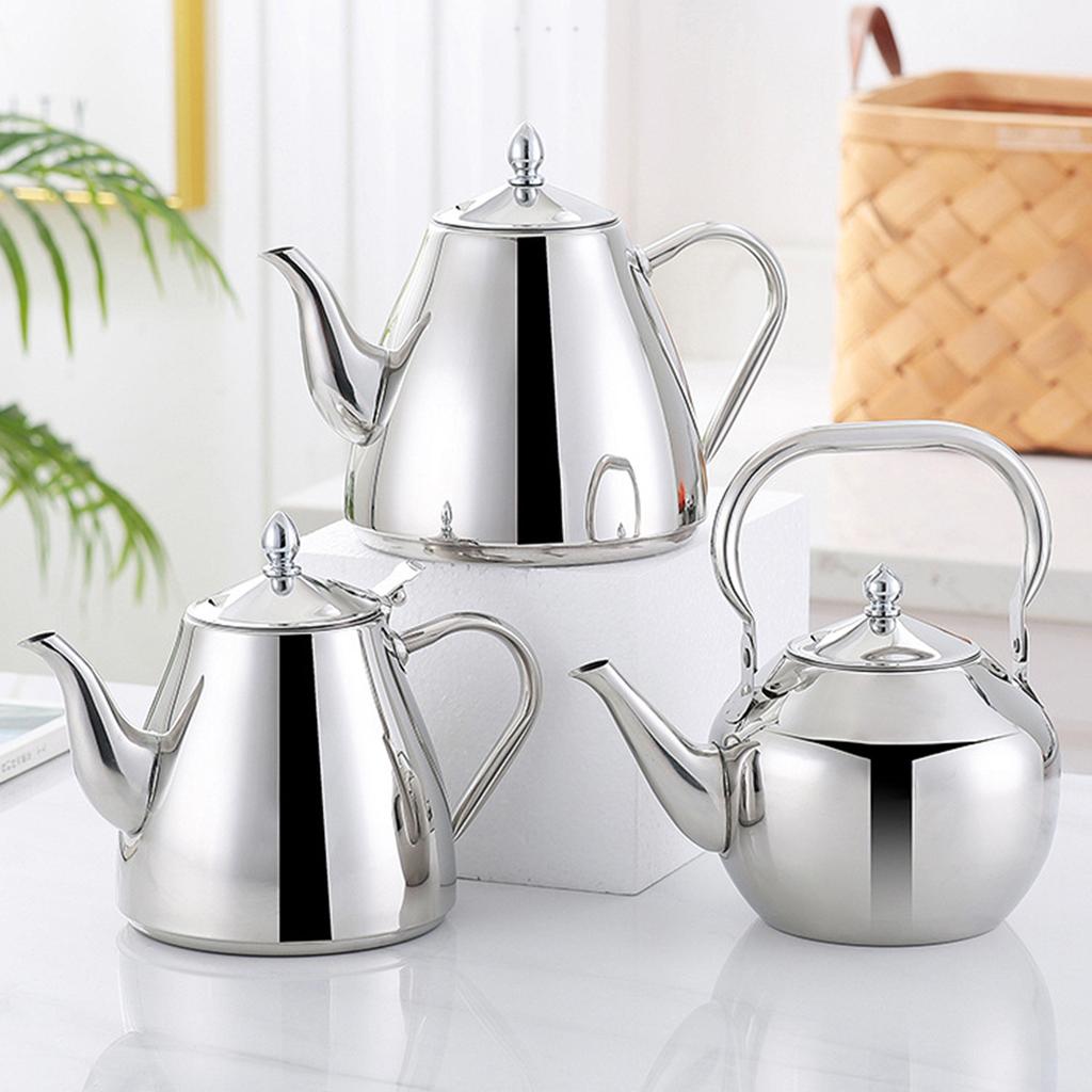 Multifuntional Large Water Kettles Stainless Steel Liquid Container Drink Dispensers Teas Pots for Daily and Party Use