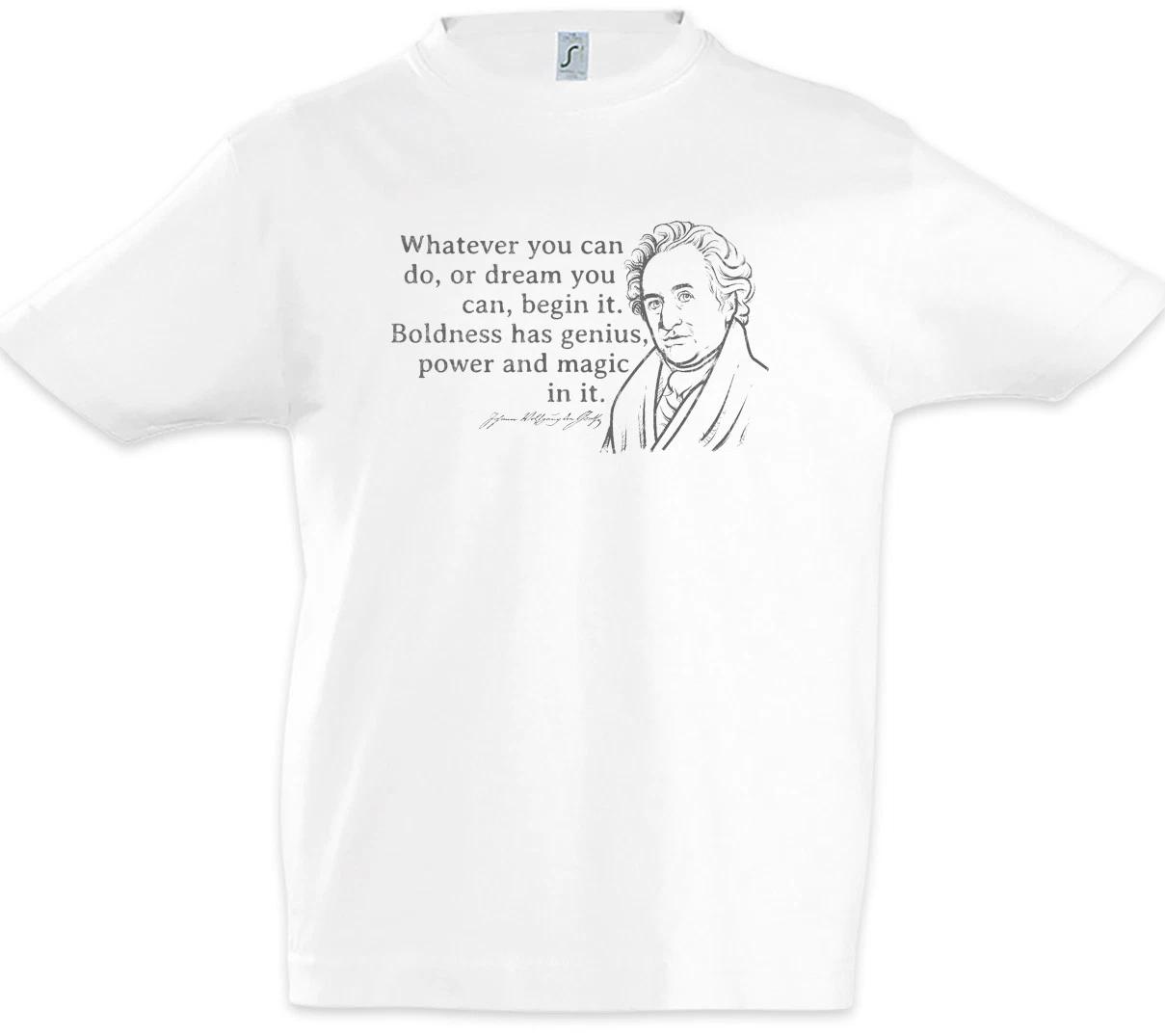 Goethe Whatever You Can Do Kids Boys kids boys T-Shirt Johann Wolfgang Philosopher Quote 160