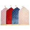 Bedroom Decoration Kneel Travel Rug Non-slip Prayer Mat Flannel Carpet for Muslim Ramadan Embossing Floor Carpets Portable Home