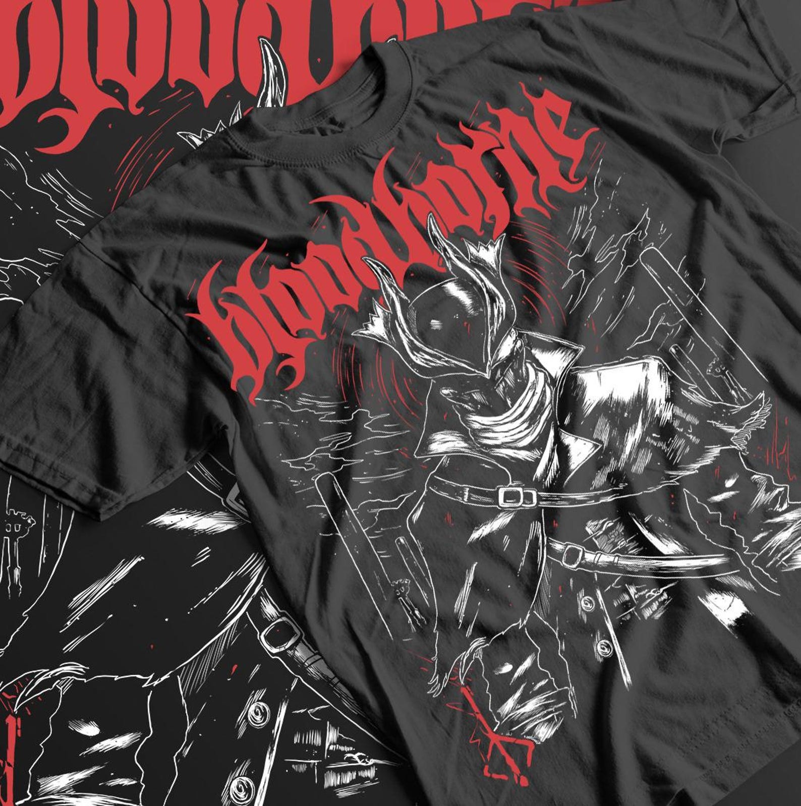 Унисекс игровая футболка Bloodborne Леди Мария из Астральной часовой башни, футболка Soulsborne Ярнам 4XL